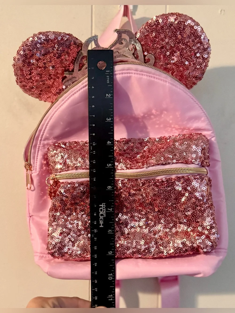 Disney Cruise Line DCL Bibbidi Bobbidi Boutique Backpack Pink Sequin